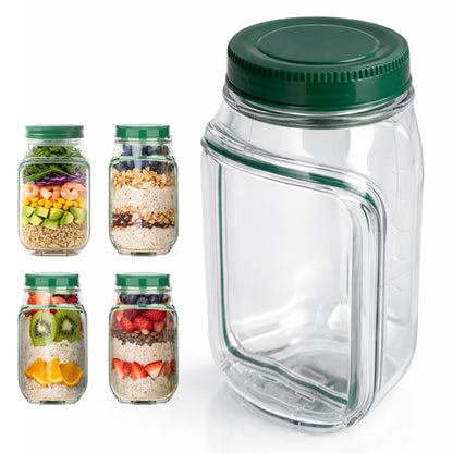 Freshora Salad Pod | Leak-Proof, Side-Opening Lunch Container | BPA-Free & Portable
